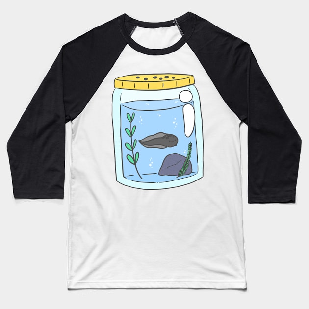 Tadpole in a jar Baseball T-Shirt by IcyBubblegum